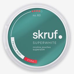 Skruf Superwhite No.60 Frozen Mint Superslim Xtra Strong