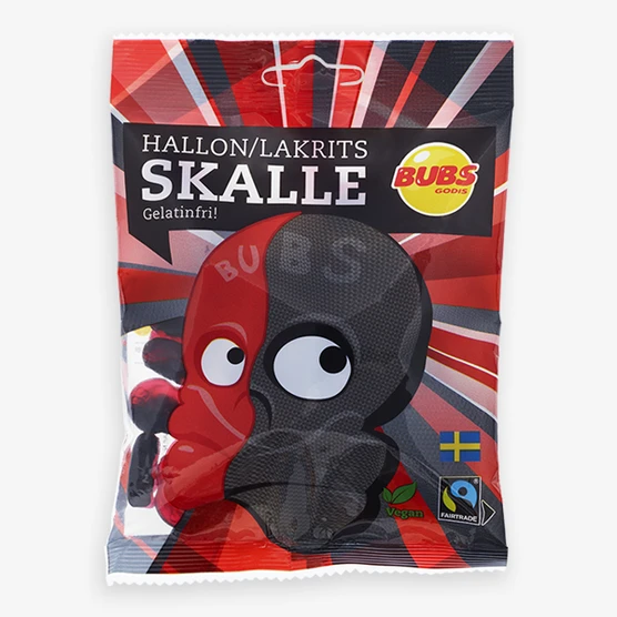 BUBS Hallon/Lakrits Skalle 90g