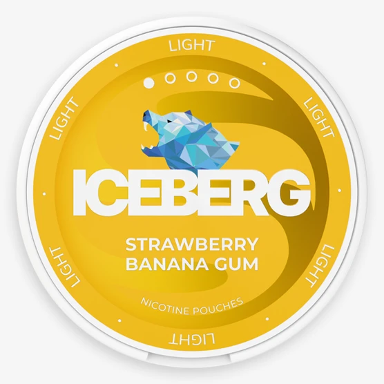 Iceberg Strawberry Banana Gum 4mg