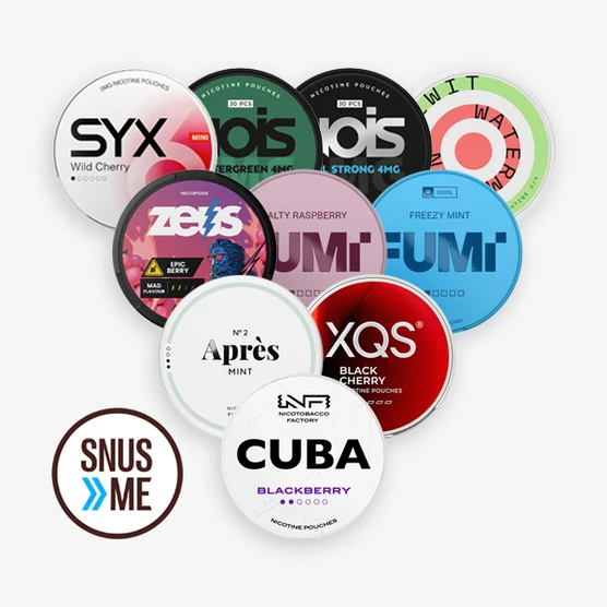 SnusMe Top 10 Low-Strength Mixpack