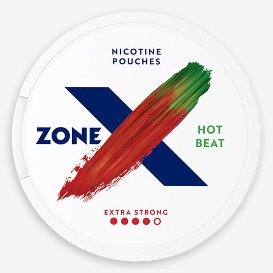 Zone X Hot Beat Extra Strong Slim All White